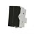 Linha Infiniti – Interruptor duplo paralelo 10A 250V~ – Ebony - Imagem 1