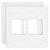 Linha Infiniti – Placas + Suportes 4×4’’ 4 postos horizontais – Branco - Imagem 1