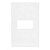 Linha Infiniti – Placas 4×2’’ 1 posto horizontal – Branco - Imagem 1