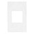 Linha Infiniti – Placas 4×2’’ 2 postos horizontais – Branco - Imagem 1