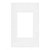 Linha Infiniti – Placas 4×2’’ 3 postos horizontais – Branco - Imagem 1