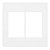 Linha Infiniti – Placas 4×4’’ 6 postos horizontais – Branco - Imagem 1