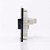 Linha Sleek – Conjunto 1 Interruptor Simples 10A Para Móvel – 70x70mm – Ebony - Imagem 3