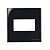Linha Sleek – Conjunto 1 Placa + Suporte Para Móvel – 70x70mm – Ebony - Imagem 1
