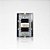 Linha Sleek – Conjuntos 4×2” – Interruptor simples 10A 250V~ – Ebony/Branco - Imagem 3
