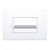Linha Sleek – Conjuntos 4×2” – Balizador horizontal luz branca fria bivolt - Imagem 1