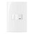 Linha Sleek – Conjuntos 4×2” – Interruptor simples com luz 10A 250V~ - Imagem 1