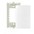 Linha Sleek – Placas + Suportes 4×2” Cega – Branco - Imagem 1