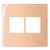 Linha Sleek – Placas 4×4’’ 4 postos horizontais – Skin - Imagem 1