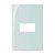 Linha Sleek – Placas 4×2” 1 posto horizontal – Menta - Imagem 1