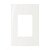 Linha Sleek – Placas 4×2” 3 postos horizontais – Branco - Imagem 1
