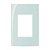 Linha Sleek – Placas 4×2” 3 postos horizontais – Menta - Imagem 1