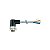 7000-78051-9610300 MURRELEKTRONIK 7/8" fêmea 90° com cabo PUR 5x1.5 cinzento UL/CSA+cadeia porta-cabos 3m - Imagem 1