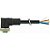 7700-A5031-UMD0300 MURRELEKTRONIK Mini (7/8) 5 pólos, fêmea 90° com cabo PUR, UL/CSA, 5x16AWG, preto,3m - Imagem 1