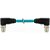 7700-48561-S4W0300 MURRELEKTRONIK M12 macho 90° / M12 macho 90° 8 pólos EN TPE 4x2xAWG24 blindado azul UL/CS.. - Imagem 1