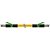 7000-74301-6750100 MURRELEKTRONIK RJ45 macho 0º / RJ45 macho 0º Ethernet PUR 2x2xAWG22 blindado amarelo UL/C.. - Imagem 1