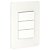 CONJUNTO 3 INTERRUPTORES PARALELOS 10A BRANCO ORION S71334304 - Imagem 1