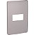 PLACA 4X2 1 POSTO AXIS GREY (CINZA) ORION S730101224 - Imagem 1