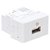 MODULO TOMADA CARREGADOR USB 5.1VDC 1A 1 MOD / 1 CONEC. PRM47811 - Imagem 5