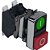 BOTÃO DUPLO Ø22MM METÁLICO, RETORNO POR MOLA, VERDE+VERMELHO, NA+NF XB4BL73415 - Imagem 1