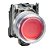 BOTÃO Ø22MM METÁLICO, RETORNO POR MOLA, VERMELHO, COM CAPA, NF XB4BP42 - Imagem 1