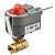 Válvula de esfera de controle roscada de latão de 1 ″ 2 vias para atuador MVN (54 Cv) - Imagem 1