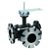 Válvula de esfera de controle acionada por flange de 3 vias de 4 ″ (160 Cv) - Imagem 1