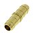 Acoplamento de tubo de plástico farpado de 3/8 ″ x 3/8 ″ farpado (latão) - Imagem 1