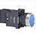 XA2EW36M1 - Botão luminoso Ø22mm plástico, ret. mola, azul, NA, 220VCA - Imagem 1