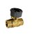 Válvula de esfera de controle roscada de latão de 1 1/2 ″ 2 vias para atuador MVN (14,9 Cv) - Imagem 1