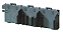 Siemens SIMATIC ET 200M BM 2x40 Para dois módulos de E/S de 40 mm - 6ES7195-7HB00-0XA0 - Imagem 1