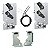 33915 - Intertravamento mecânico com cabos, ComPact N630b a NS1600, troca de fonte para 1 dispositivo fixo e 1 extraível - Imagem 1