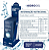 Hidro Gel Sabor Neutro Com Cafeina Box 10 Saches 40g Dobro - Imagem 2