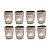 12 Copos Barroco Bico De Jaca + 12 Velas - Imagem 1