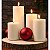 Vela Decorativa Cilíndrica 8cm X 15 Cm Pilar Decoração - Imagem 3
