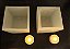 2 Luminárias Em Parafina 8x8x8cm + 2 Velas De Led Decoração - Imagem 4