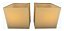 2 Luminárias Em Parafina 8x8x8cm + 2 Velas De Led Decoração - Imagem 1
