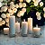 Trio de Velas com cera vegetal 5cm, 10cm E 15cm Decoração Festas - Imagem 3