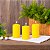 Vela Decorativa amarelo 4 uni 6cm Decoração - Imagem 6