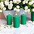 Vela Decorativa verde 4 uni 6cm Decoração - Imagem 2