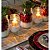 Vela Decorativa Vermelha 4 uni 6cm Decoração - Imagem 4