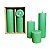 Trio de Velas Cilíndricas Verde  5cm, 10cm E 15cm Decoração Festas - Imagem 1