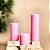 Trio de Velas Cilíndricas Verde  5cm, 10cm E 15cm Decoração Festas - Imagem 6