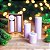 Trio de Velas Cilíndricas Lilás  5cm, 10cm E 15cm Decoração Festas - Imagem 5