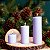 Trio de Velas Cilíndricas Lilás  5cm, 10cm E 15cm Decoração Festas - Imagem 6