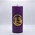 Kit 4 Vela do Advento   Altar  7cm X 20 Cm com Aplique - Imagem 5