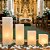 4 Velas Luminária Quadrada Decoração Casamento E Corredor - Imagem 1
