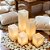 4 Velas Luminária Quadrada Decoração Casamento E Corredor - Imagem 8