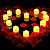 12 Velas  De Led Com Bateria - Cor Branca Luz Amarela - Imagem 1