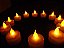 12 Velas  De Led Com Bateria - Cor Branca Luz Amarela - Imagem 3